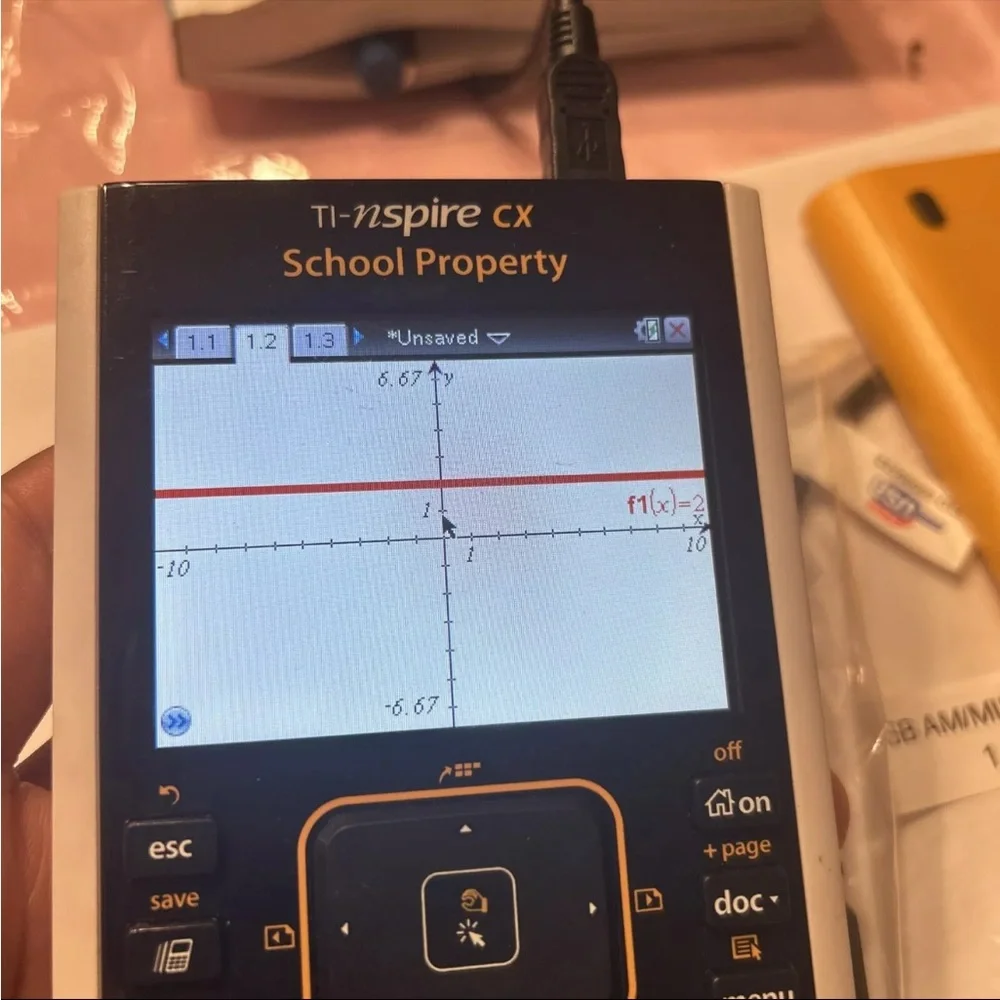 Texas Instruments TI Nspire CX Graphing Calculator With Case And Cover Tested